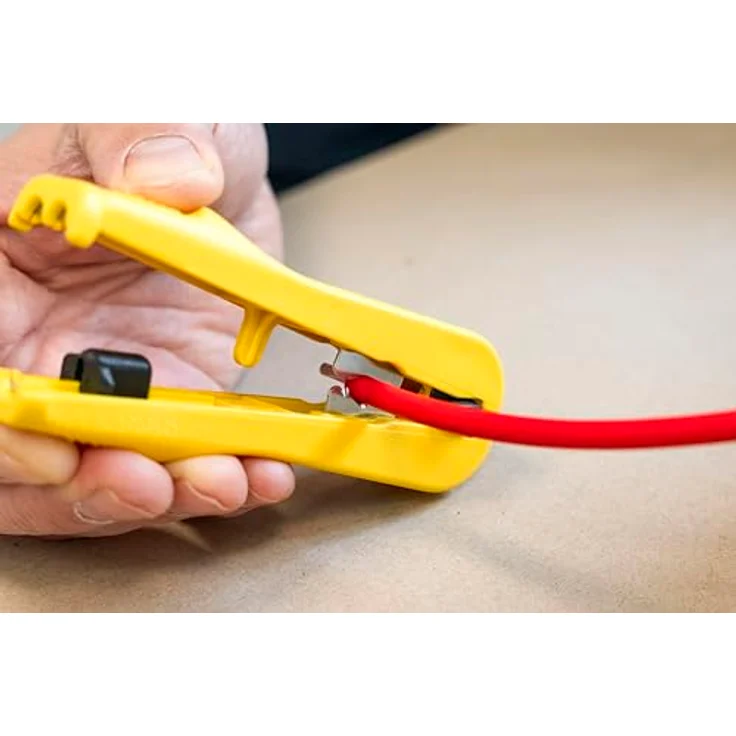 WEICON Abisolierzange Entmantelungszange Mini-Solar 4/6 mm², glasfaserverstärkt, Solar-Werkzeug mit integriertem Längenanschlag, Seitenschneider bis 10 mm² – Bild 5