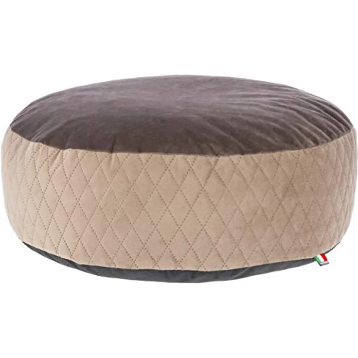Maxi-Pet 80392 Liegekissen Pouf, durchmesser 60x18 cm, taupe/braun - Preisvergleich