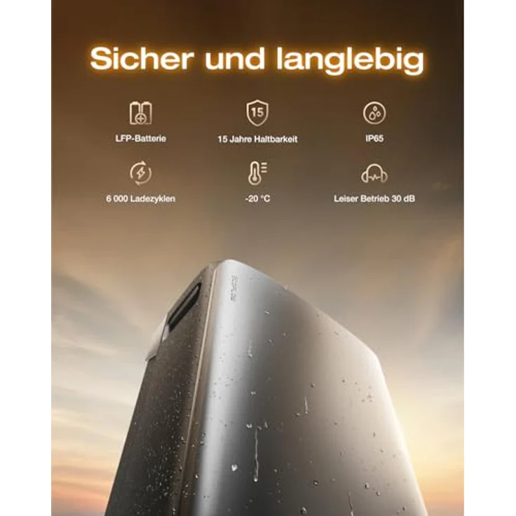 EcoFlow STREAM Ultra X, Balkonkraftwerk mit 3,84 kWh Speicher und 4 × 400W Solarpanel, Smart-KI-Steuerung, IP65-wetterfest, Plug & Power Installation – Bild 8