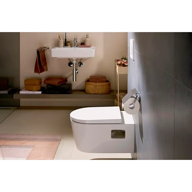 hansgrohe EluPura Original S Wand-WC, SmartClean, AquaChannel Flush, spülrandlos, 360x540mm, weiss – Bild 5