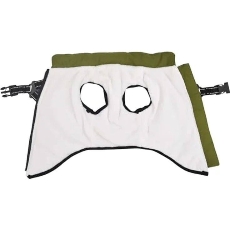 vidaXL Hundemantel mit Geschirr Wasserdicht Reflektierend Armeegrün XL, Outdoor Hundemantel mit verstellbarem Geschirr und Reflexstreifen – Bild 5