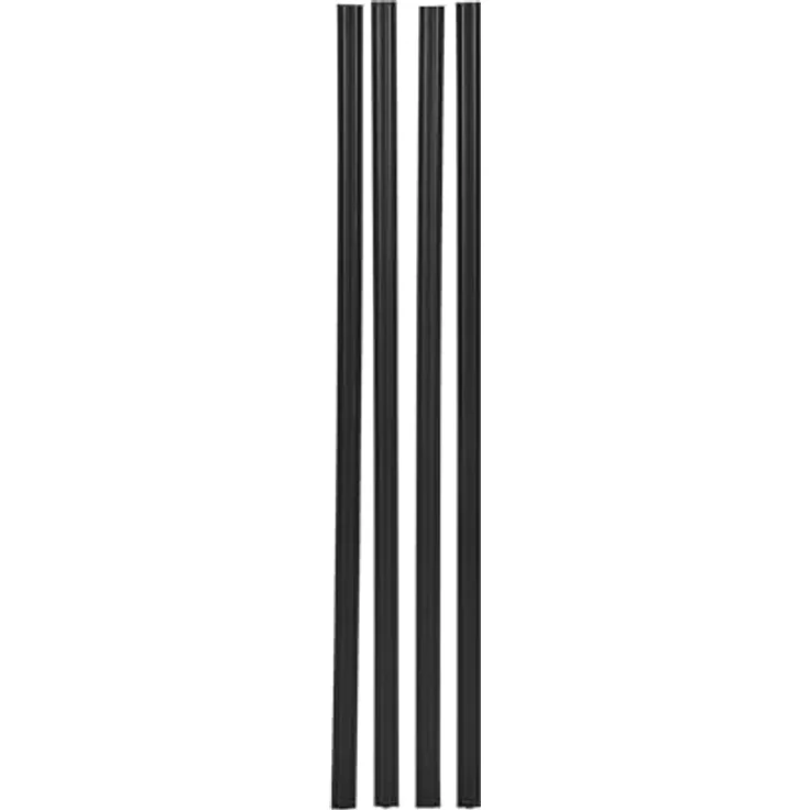VEVOR Sichtschutzlamellen 1740 mm, doppelwandige vertikale Lamellen aus HDPE mit Bodenverriegelung, schwarz – Bild 9