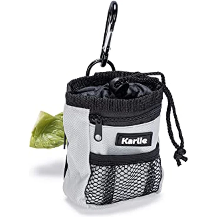 Karlie Snack- und Kotbeuteltasche, grau – Bild 1