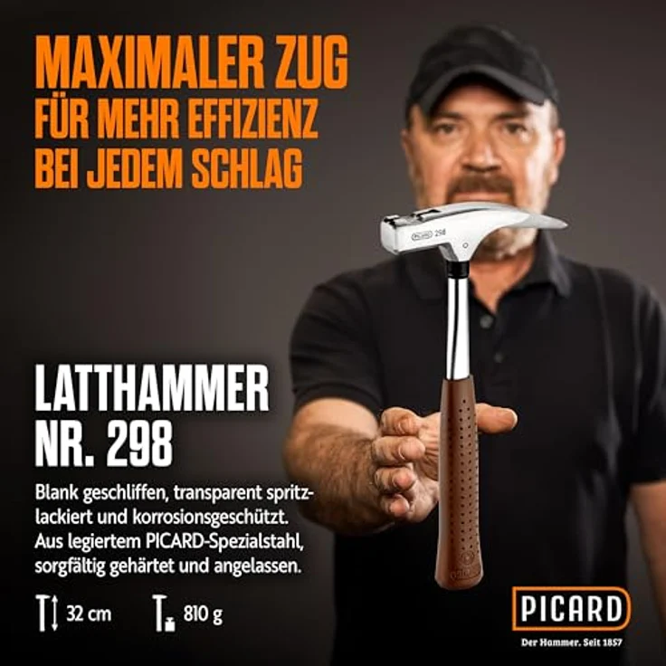 Picard Latthammer 600g mit Magnet Nr. 298 glatt – Bild 3