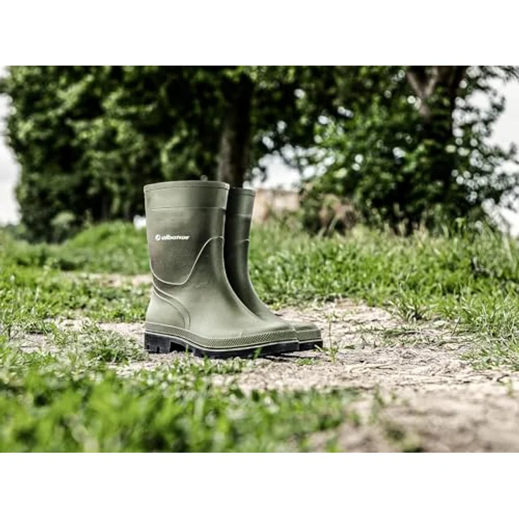 Albatros The Rancher Berufsschuh, Arbeitsschuh mit rutschhemmender PVC-Laufsohle, schwarz – Bild 3