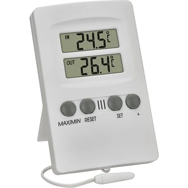 TFA Dostmann 30-1024 Kabelgebundenes Thermometer Weiß – Bild 2