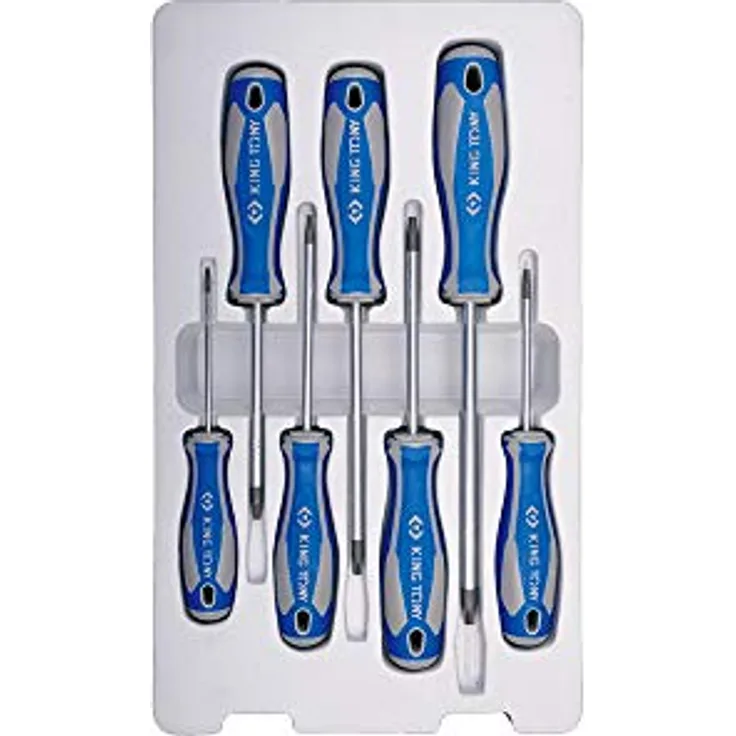 king tony Juego destornilladores TORX Tamper - 7 pzas