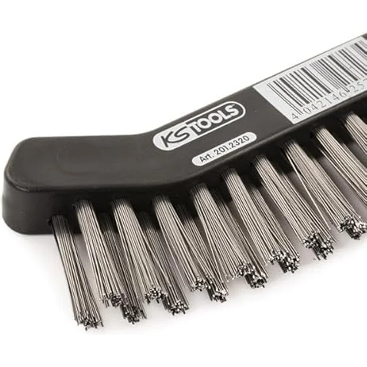 KS Tools 201.2320 Stahldraht-Bremssattel-Drahtbürste 2-reihig – Bild 8