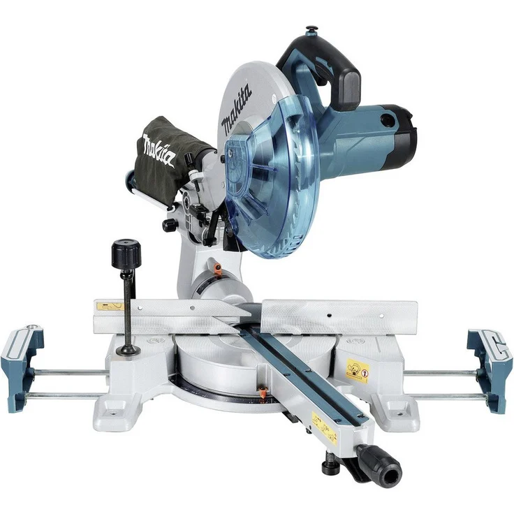 Makita LS1110F Kapp- und Gehrungssäge ohne Akku, ohne Ladegerät 2660 m, 1450 W, mit Sanftanlauf, Motorbremse, doppelt schutzisoliert – Bild 1