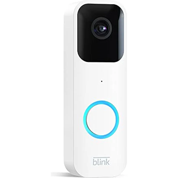 Blink Video Doorbell | Zwei-Wege-Audio, HD-Video, App-Benachrichtigungen bei Klingeln und Bewegungserfassung, einfache Einrichtung, Alexa-fähig – kabellos oder kabelgebunden, weiß – Bild 1
