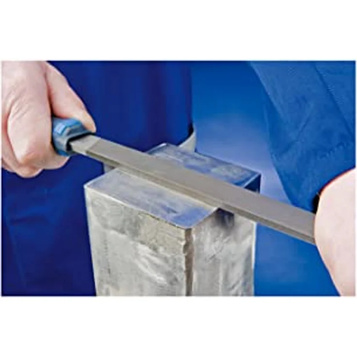 Pferd 11210308 Feilen für die Werkstatt nach DIN Flachstumpf Hieb 3 Werkstattfeile, Kreuzhieb H3, Länge 300mm – Bild 2