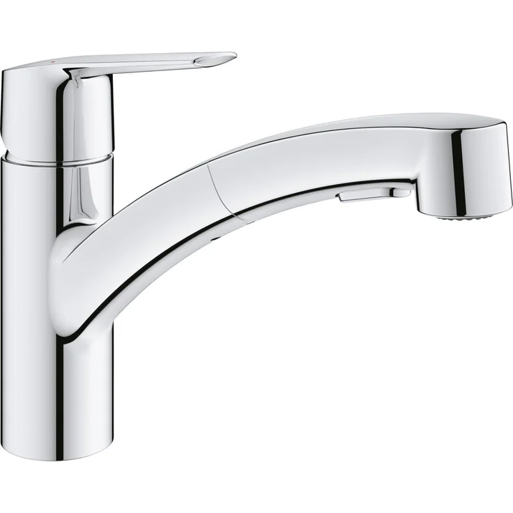 Grohe Küchenarmatur Start, Einhand-Spültischarmatur mit herausziehbarer Dual-Brause, chrom