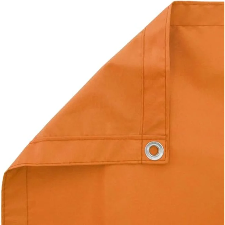 vidaXL Balkon Sichtschutz 150 x 700 cm, UV-beständiger und wasserabweisender Stoff mit Polyurethan-Beschichtung, orange – Bild 6