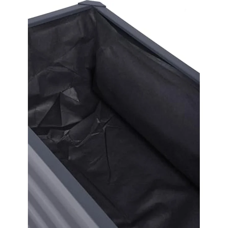 Garden Pleasure Hochbeet Lillia, Pflanzbeet aus verzinktem Stahl, rostbeständig, inkl. Vlies, 114 x 41 x 79,5cm, grün – Bild 4