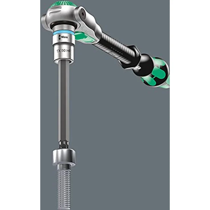 Wera Zyklop-Steckschlüsseleinsatz T 30 x 60 mm, 12.5 mm (1/2) mit Haltefunktion und Rändelung aus Chrom-Vanadium Stahl – Bild 6