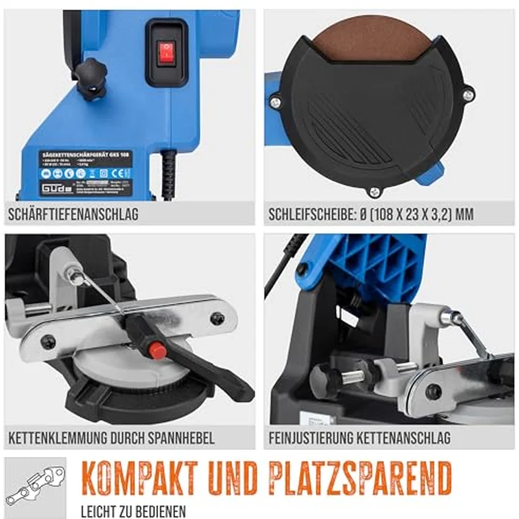 Güde Sägekettenschärfgerät 85W GKS 108 94077 – Bild 3