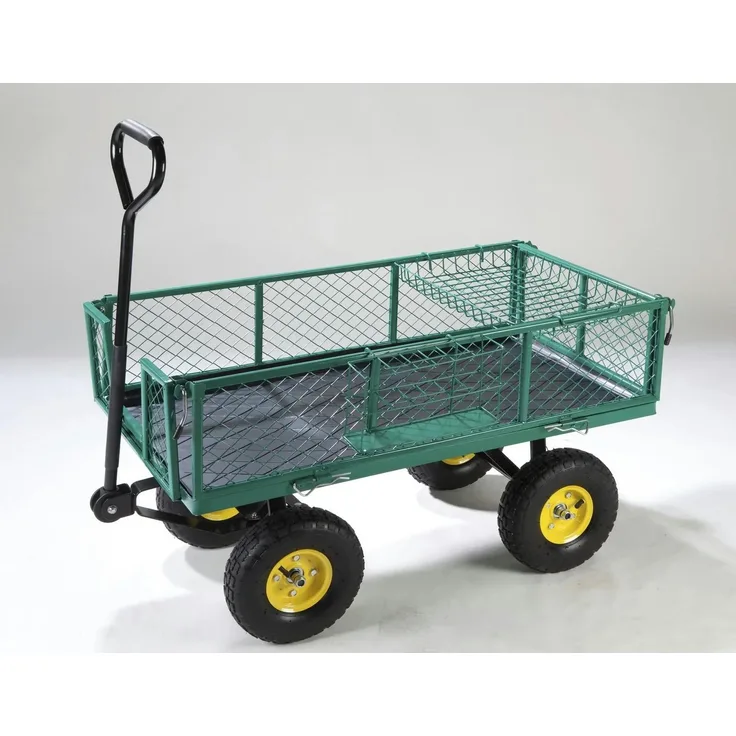 Westfalia Werkzeug Universal Transportwagen XL, Transporthänger mit Anhängerkupplung und Kunststoffboden, maximale Belastbarkeit 250 kg