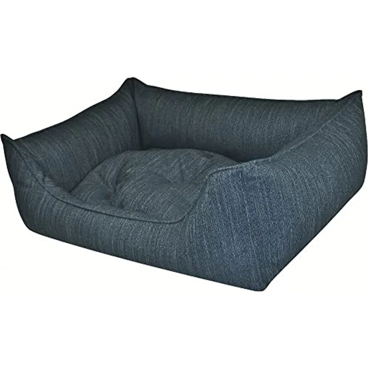 Dandy Dog Hundebett Dog Petrol - abziehbarer Bezug und Füllung waschbar gelenkschonend kuschelig robust Qualität Made in Germany - Größe M