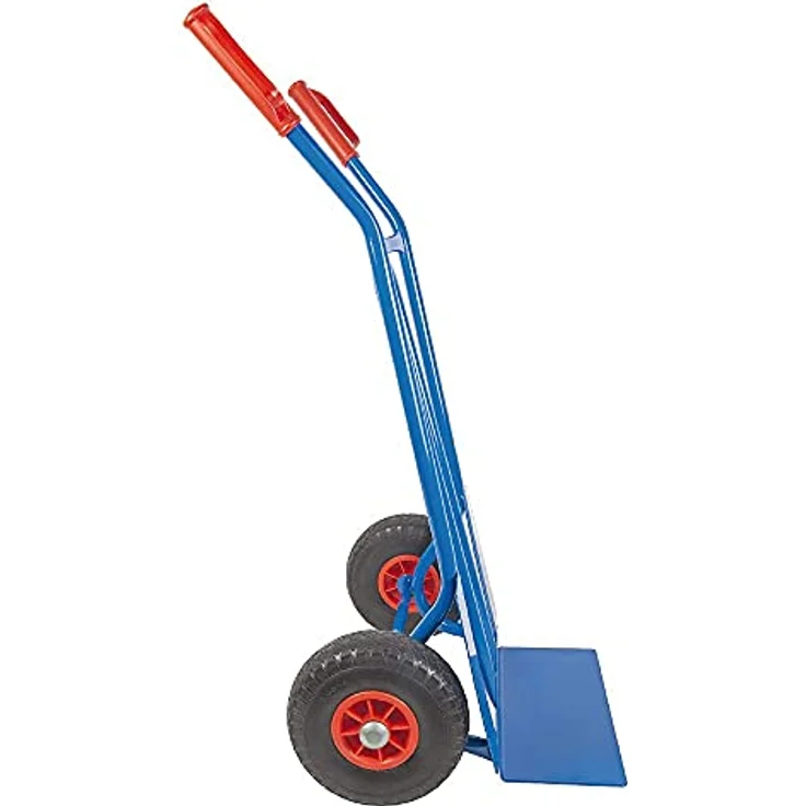 TRESTLES S01 blau Profi Sackkarre Transportkarre Stapelkarre 250 kg PU Rad – Bild 4