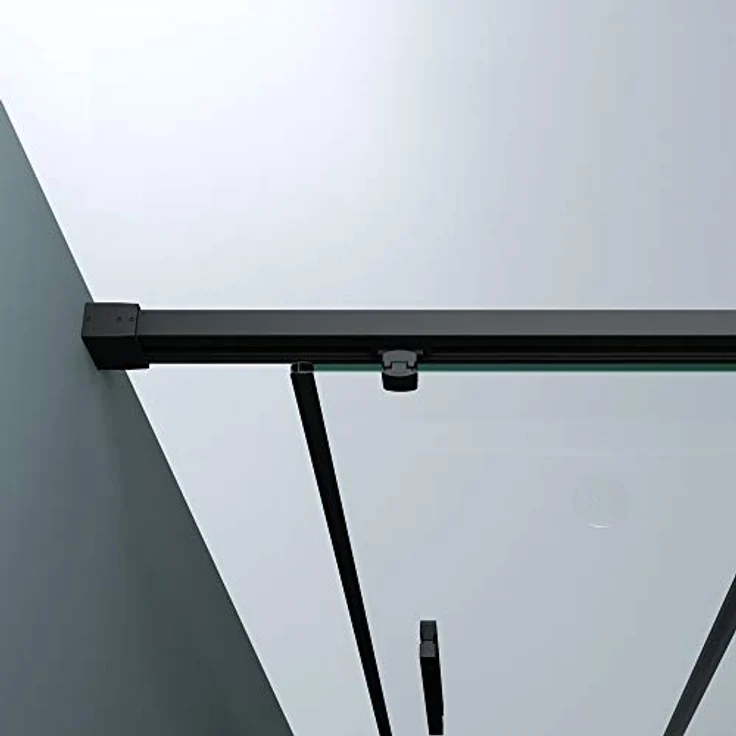 doporro Nischentür Ter12 100x195cm Duschtür ESG-Sicherheitsglas Nischentür Soft-Close Klarglas inkl. Nano-Beschichtung – Bild 5