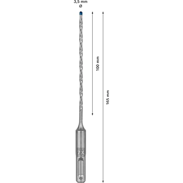 Bosch Expert SDS plus-7X Hammerbohrer, 3,5 x 100 x 165 mm – Bild 4