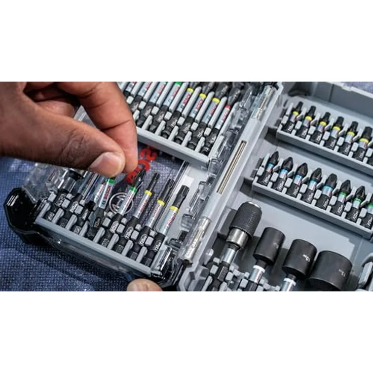 Bosch Professional 8tlg. Schrauber Bit Set Kreuzschlitz (Impact Control, PH2 Bits, Länge 50 mm, Pick and Click) – Bild 6