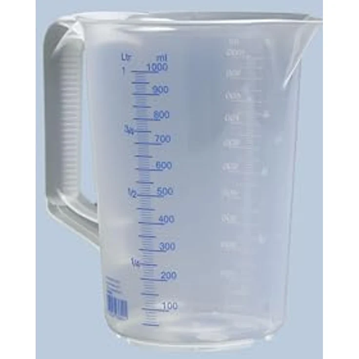 Messkanne 1000 ml PP transp.D117xH165mm Griff geschl.HÜNERSDORFF – Bild 3