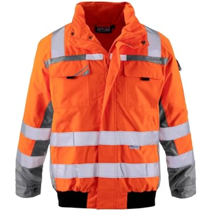 Winter-Warnschutz Pilotenjacke orange/grau, Gr. 3XL - PKA Klöcker