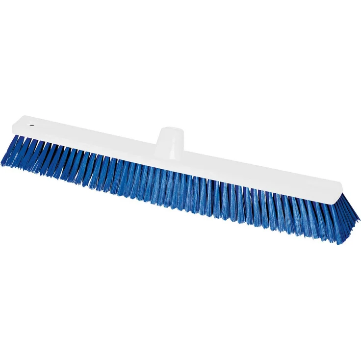 Nölle HACCP Großflächenbesen 60 cm, Borstendurchmesser 0,25 mm, hitzebeständig bis 134 °C, blau
