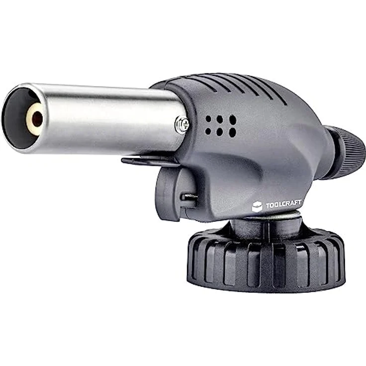 TOOLCRAFT Lötkolben Gasbrenner, max. Temperatur 1500 °C, inkl. Bajonettverschluss und Butan-Patronen – Bild 1