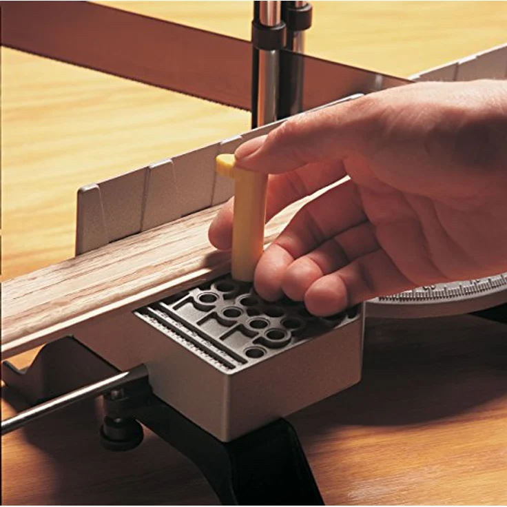 Stanley automatische Gehrungslade aus Metall mit Säge Feinsäge mit Universalsägeblatt 13 Zähne-Zoll 30, 45, 60 & 90° Winkel 1-20-800 – Bild 2