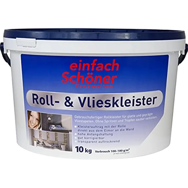 EINFACH SCHÖNER Rollkleister Vlies Kleister 10Kg Vliestapeten Tapetenkleister