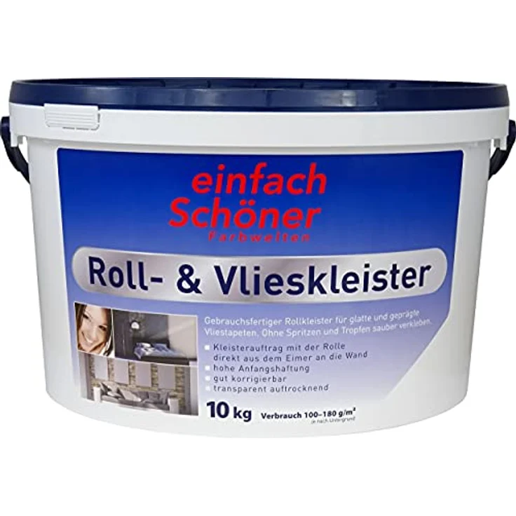 EINFACH SCHÖNER Rollkleister Vlies Kleister 10Kg Vliestapeten Tapetenkleister