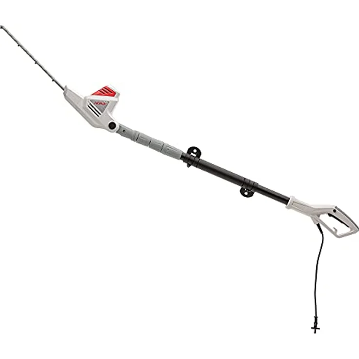 IKRA Teleskop-Heckenschere ITHS 600, Elektro-Gerät mit 51,4 cm Schnittlänge, Schultergurt und Pflegespray – Bild 3