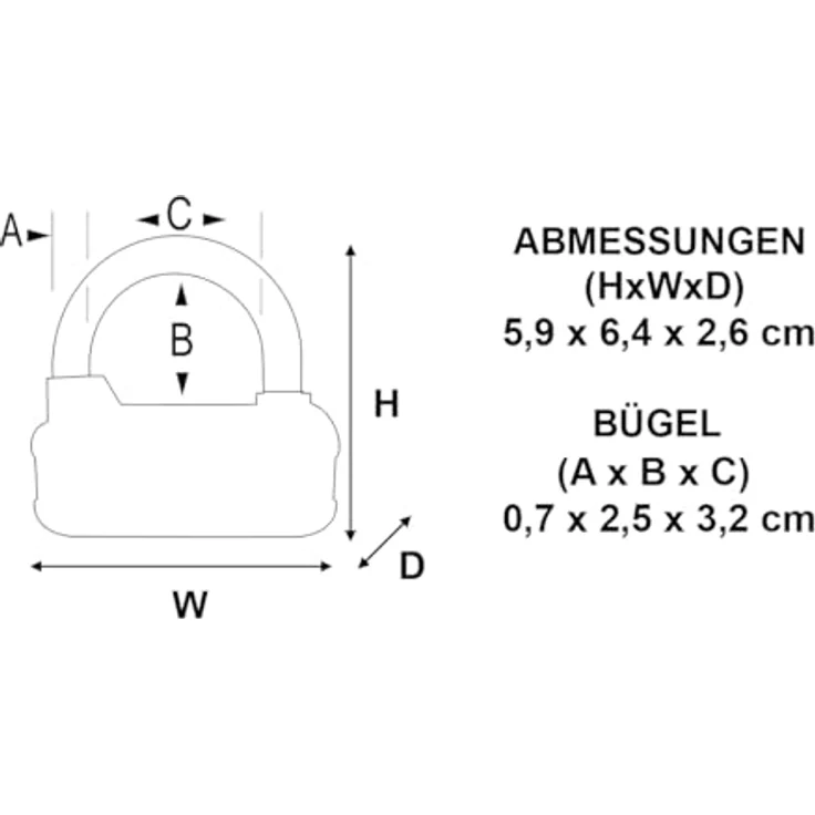 MASTER LOCK - 1520EURD - Pro Sport Zahlenschloss – Bild 5