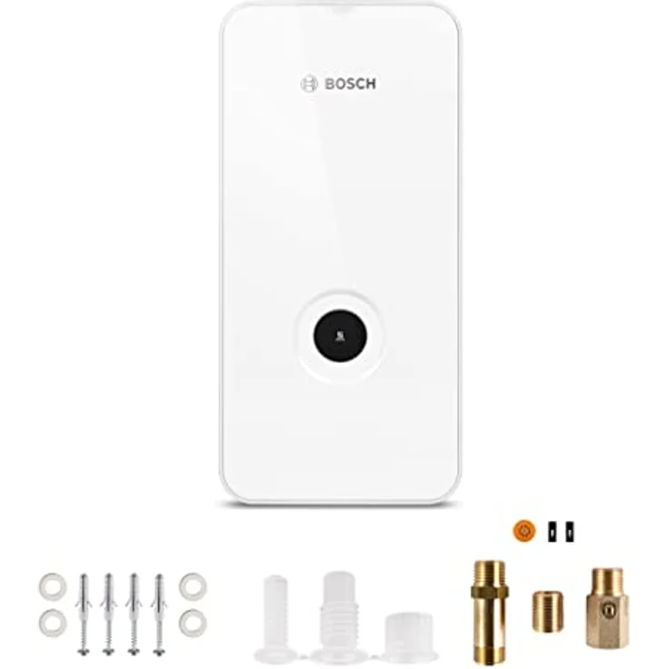 Bosch Tronic Line Durchlauferhitzer, 21/24/27 kW, elektronisch geregelt, druckfest, stufenlose Temperaturwahl, moderne Glas-Optik, weiß [Energieklasse A] – Bild 4
