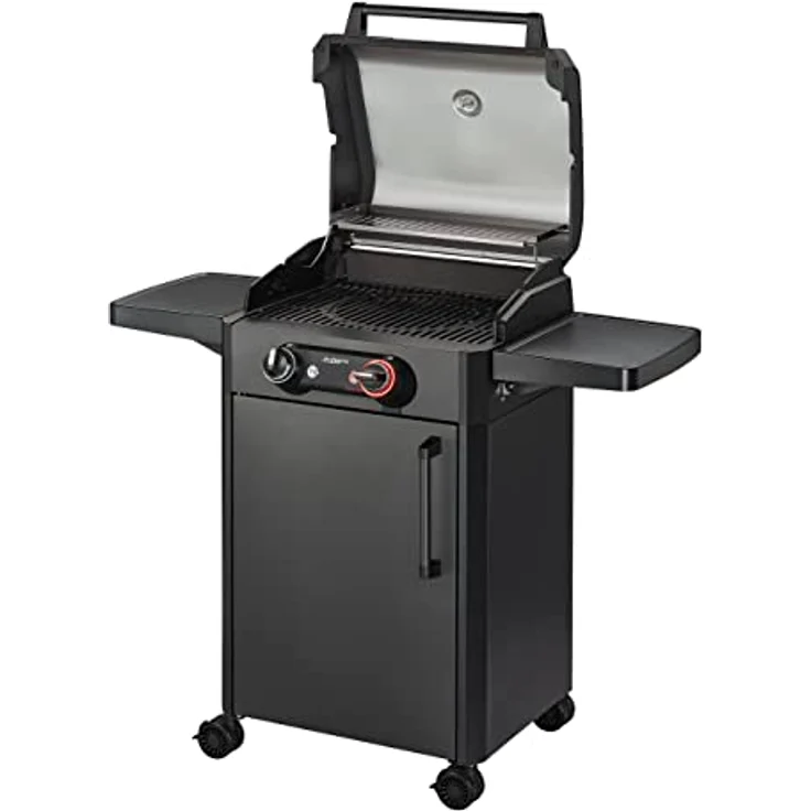 Enders Elektrogrill eFlow Pro 2 Turbo Shadow, 3,0 kW mit Fleischthermometer und emailliertem Gussrost – Bild 5