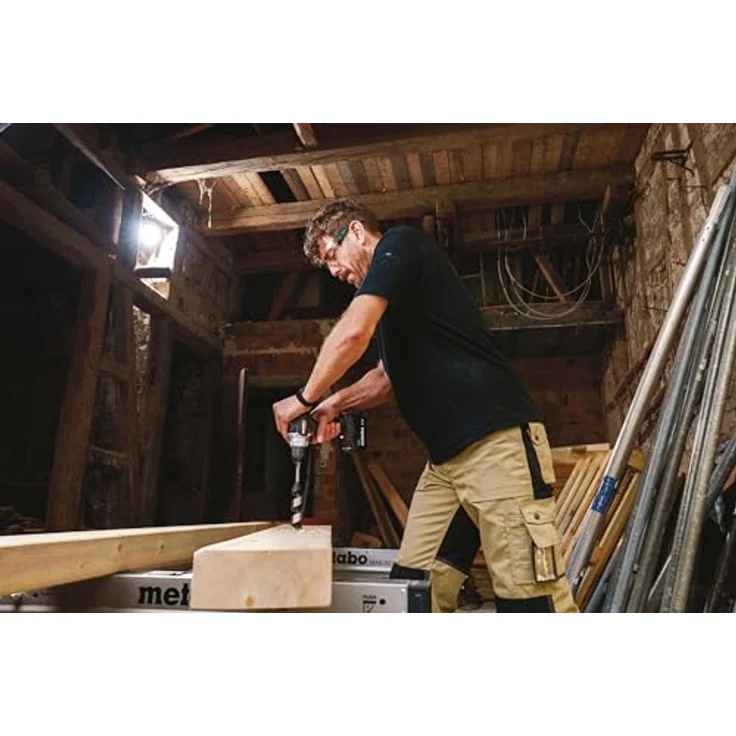 Metabo Akku-Bohrschrauber BS 18V BL BlackEdition, bürstenlos mit 4,0Ah Akku und Ladegerät, inkl. Schnellspannbohrfutter und LED-Arbeitslicht – Bild 5
