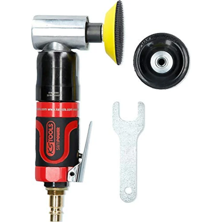 KS Tools 515.5590 1/4" SlimPOWER Mini-Druckluft-Polierer – Bild 2
