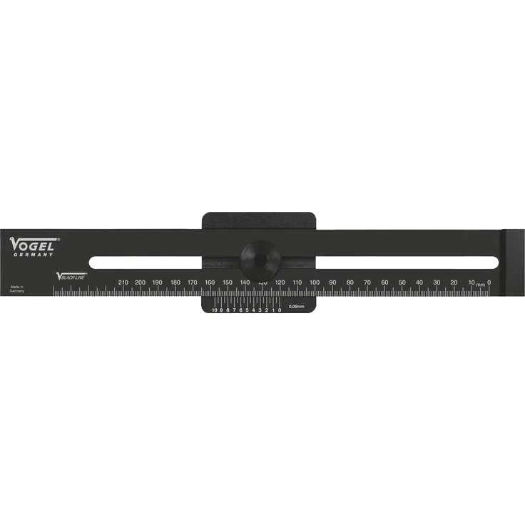 Vogel Germany Streichmaß Anschlaglineal Messbereich 300 mm Ablesung 0,05 mm