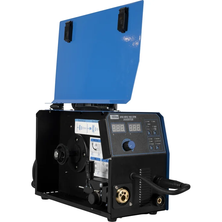 GÜDE Uni-Mig 165 SYN Universal Schweißgerät Fülldrahtschweißer Schweißer 160A – Bild 4