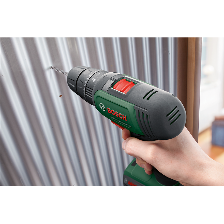 Bosch UniversalImpact 18V 06039D4101 Power for All 18V Akku-Schlagbohrschrauber 2 x 1,5 Ah mit Akku mit Ladegerät mit Systembox und Zubehör – Bild 2