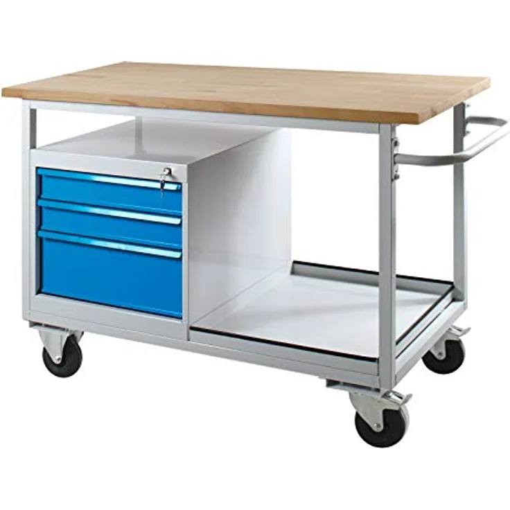 Mobile Werkbank ECO mit 3 Schubladen – Bild 1