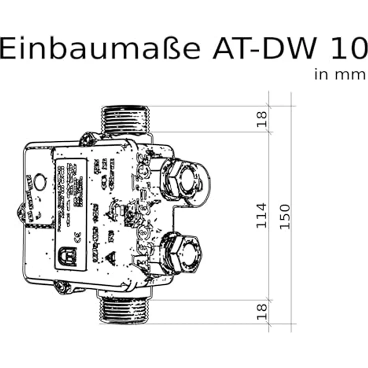 Agora-Tec Pumpen Steuerung Druckschalter Durchflusswächter mit Trockenlaufschutz AT-DWv-10 verkabelt – Bild 6