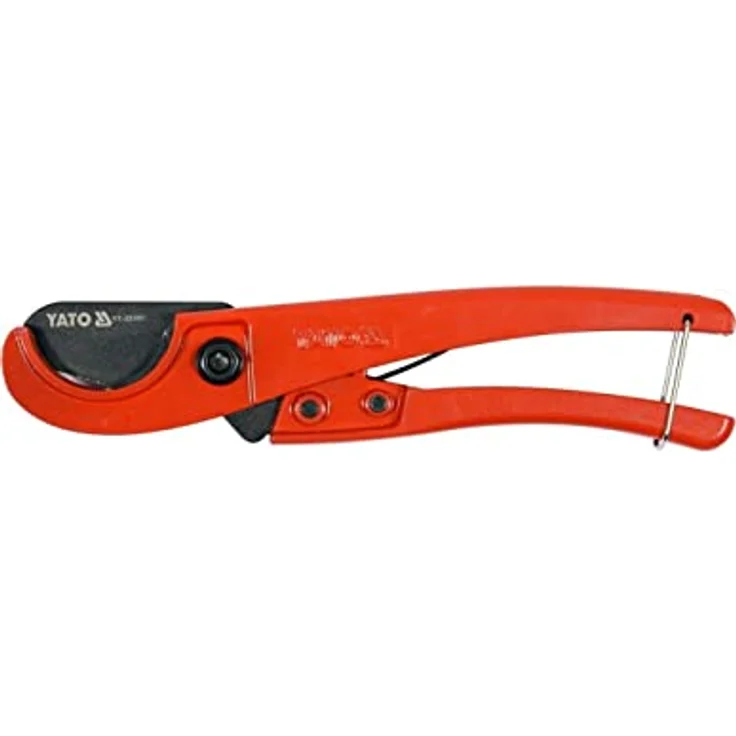 YATO PVC-Rohrschneider YT-22301, V-Schnitt für Rohre bis 32 mm, Aluminium und SK5-Stahl – Bild 2