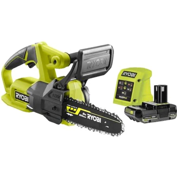Ryobi Akku-Kettensäge 'ONE+ RY18CS20A-125', 20 cm Schwert, manuelles Kettenspannsystem, inklusive Akku und Ladegerät – Bild 1