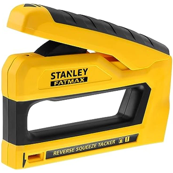 Stanley by Black & Decker Handtacker FMHT0-80551, 25% weniger Kraftaufwand, Nylon-Verbundmaterial, Schwarz – Bild 4