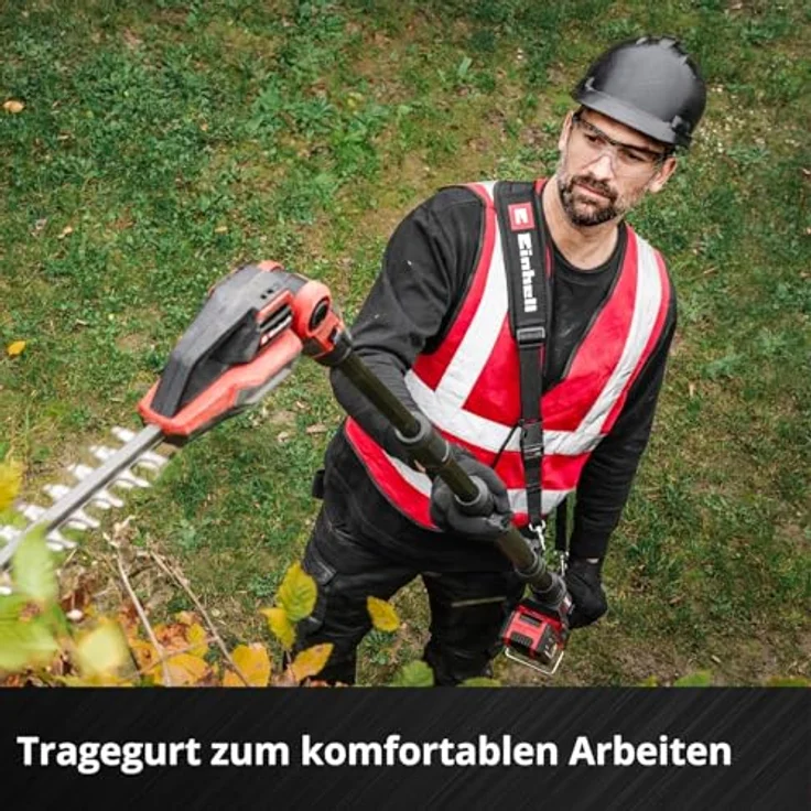Einhell Professional GP-HH 18/50 Li T BL-Solo, Akku-Heckenschere 18V mit 550mm Schnittlänge und verstellbarem Teleskopstiel – Bild 10