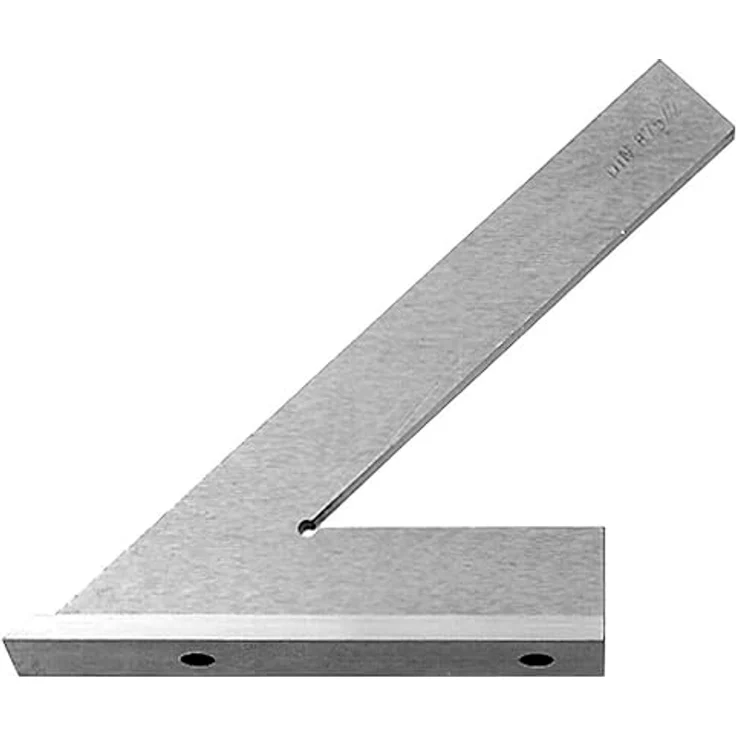 Forum Spitzwinkel 45° mit Anschlag, 120 x 80 mm aus Spezialstahl, Genauigkeit nach DIN 875/II – Bild 1