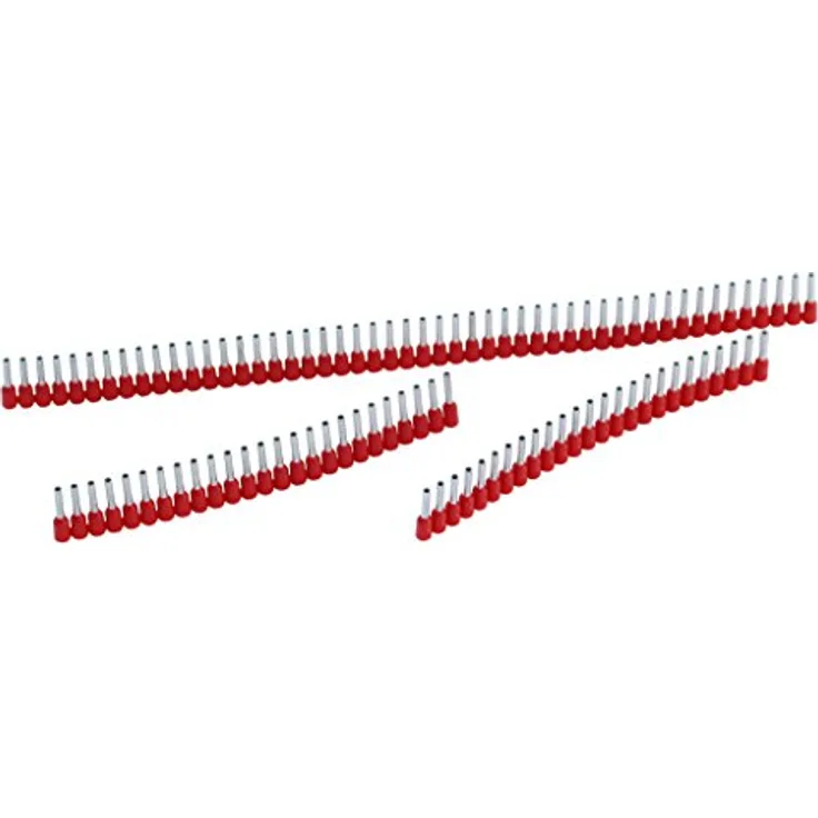 Jokari Aderendhülsen 1 End Sleeves, 10 Streifen mit 50 Hülsen Stück, 60110